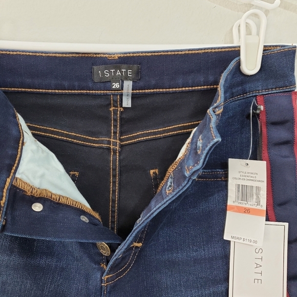 NWT 1. State Dark Rinse Wash Bootcut Jeans - Picture 3 of 3
